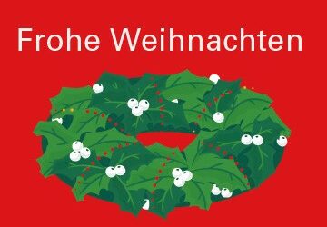 Wir wünschen Ihnen Frohe Weihnachten