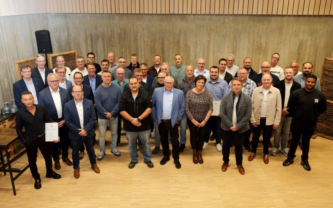 Jubilarfeier bei der Juchem-Gruppe